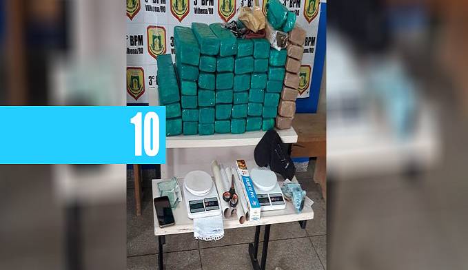 FACÇÃO: TRAFICANTES LIGADOS AO PCC SÃO PRESOS COM MAIS DE 40 QUILOS DE MACONHA - News Rondônia