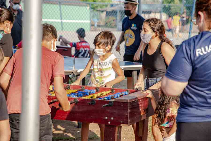 Projeto Rua de Lazer chega ao bairro Aponiã com recreação e prática esportiva - News Rondônia