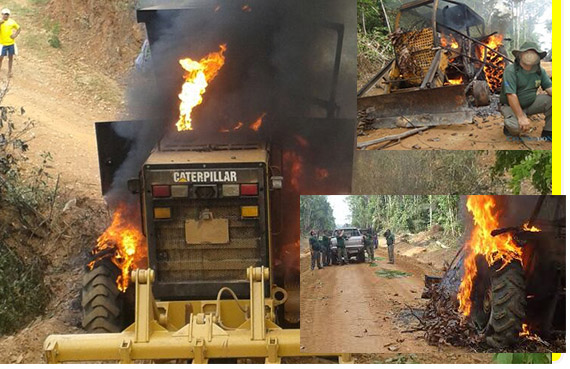 É CORRETO FISCAIS DO IBAMA TEREM O PODER DE INCENDIAR MÁQUINAS, SEM ORDEM OU AVAL DA JUSTIÇA? - News Rondônia