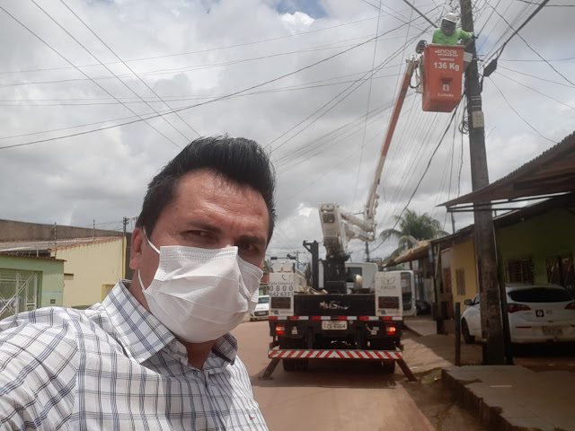 Iluminação Pública na extensão da Rua Três e Meio é revitalizada após solicitação do vereador Edimilson Dourado - News Rondônia