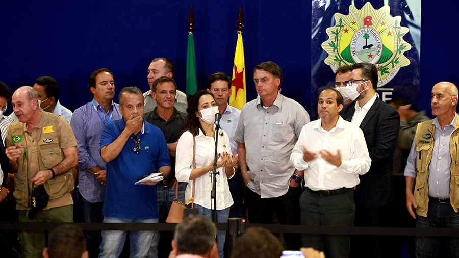 'Faça o que digo e não o que eu faço', diz Cameli sobre Bolsonaro rejeitar o uso de máscara - News Rondônia