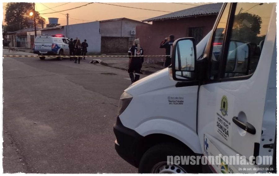 EXECUÇÃO: Homem é morto com vários tiros na zona leste de Porto Velho - News Rondônia