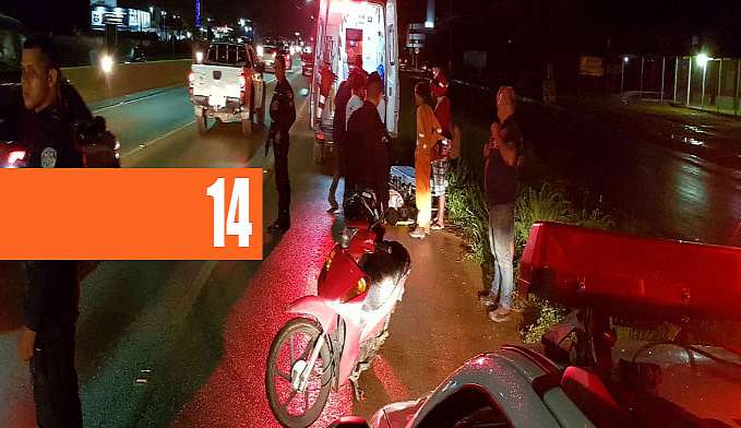 URGENTE: JOVEM MOTOCICLISTA FICA EM ESTADO GRAVE APÓS SER ATINGIDA POR CARRO NA BR-364 - News Rondônia