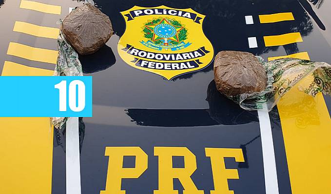 PRF apreende 1 Kg de pasta base de cocaína em Porto Velho - News Rondônia