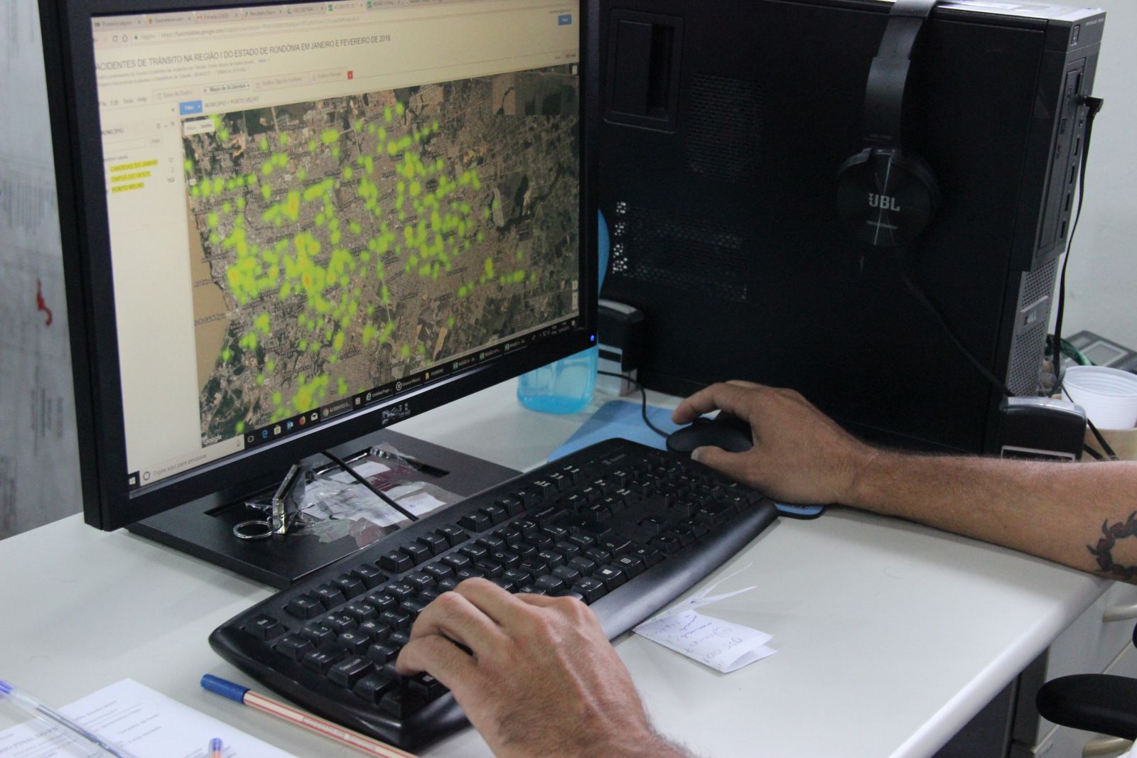 DETRAN-RO APRESENTA FERRAMENTA INTERATIVA PARA ESPACIALIZAÇÃO DE ACIDENTES DE TRÂNSITO - News Rondônia