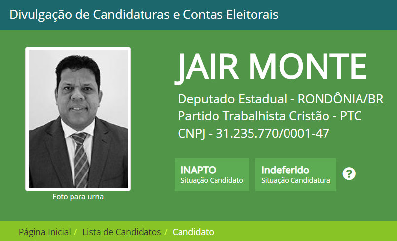 JAIR MONTES, SID ORLEANS E CLAUDIO DA PADARIA ESTÃO ENTRE OS IMPUGNADOS PELO TRE-RO - News Rondônia
