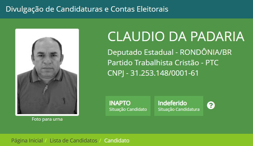 JAIR MONTES, SID ORLEANS E CLAUDIO DA PADARIA ESTÃO ENTRE OS IMPUGNADOS PELO TRE-RO - News Rondônia