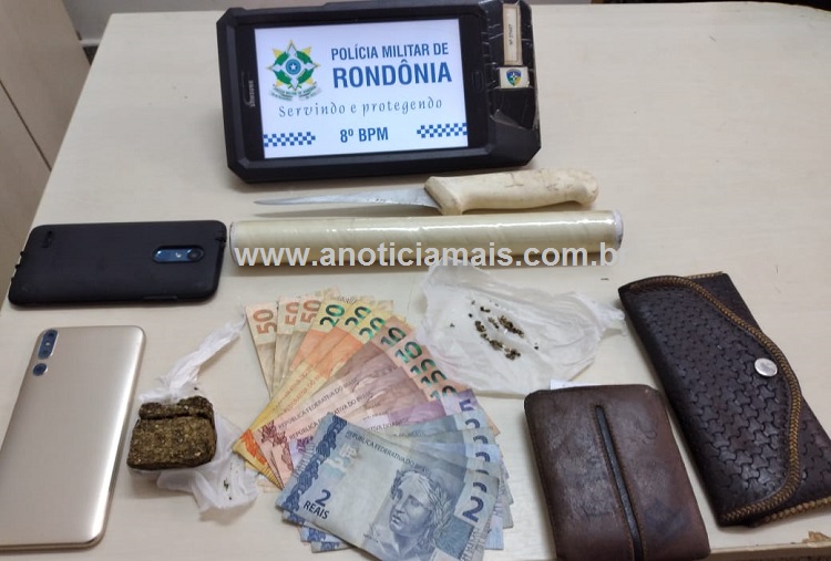 'Mãe, tranca a casa', grita homem antes de ser preso por tráfico de drogas - News Rondônia