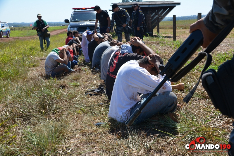 PM E PC PRENDEM MEMBROS DA LCP APÓS INVADIR FAZENDA E TORTURAR PROPRIETÁRIOS EM ALVORADA DO OESTE - VÍDEO E FOTOS - News Rondônia