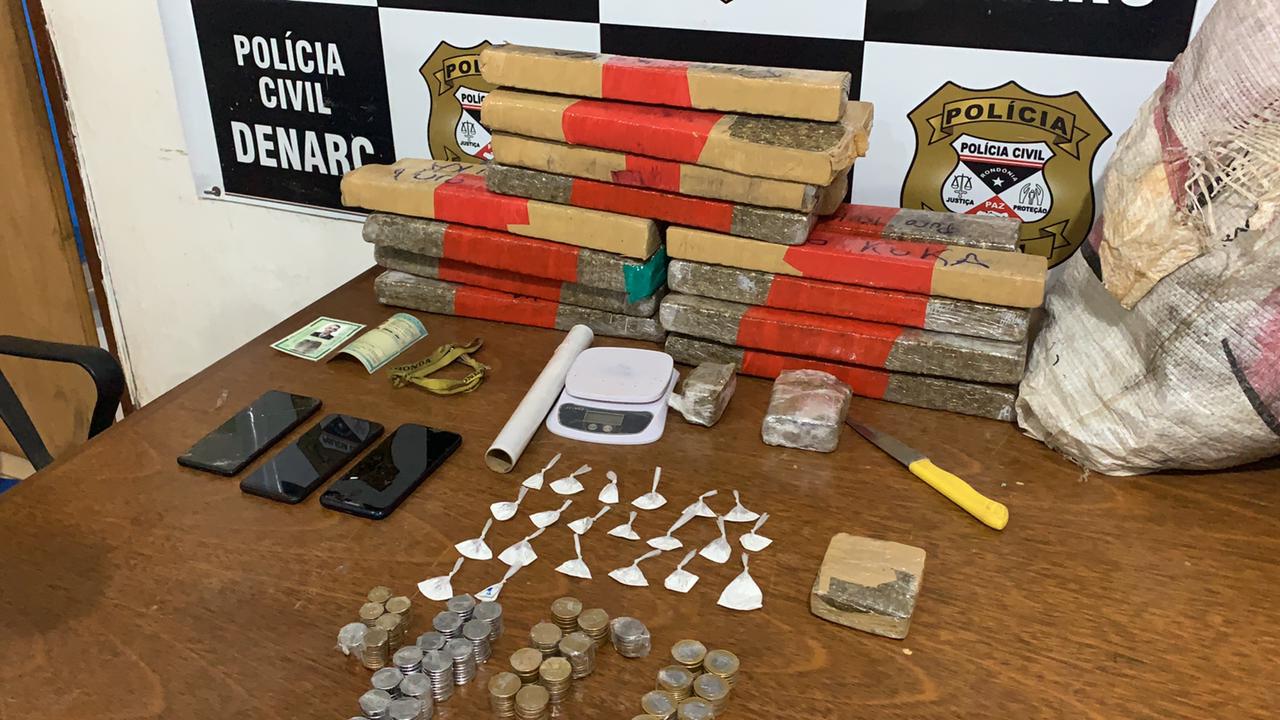 Traficante monitorado é preso com maconha em residência no bairro Nacional - News Rondônia