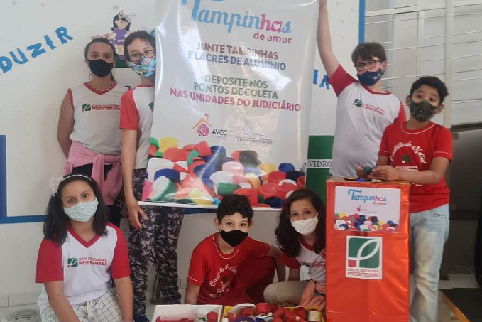 Campanha Tampinhas de amor: estudantes de Vilhena dão exemplo de solidariedade - News Rondônia