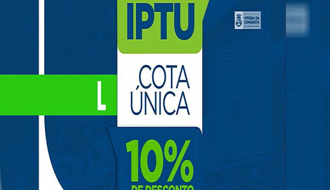 PREFEITURA ALERTA SOBRE OS PRAZOS PARA PAGAMENTO DA COTA ÚNICA COM DESCONTO - News Rondônia