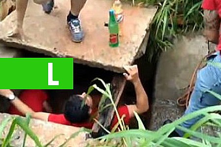 MENINO CAI EM BUEIRO AO TENTAR SALVAR CACHORRO DE ENCHENTE EM SP - VÍDEO - News Rondônia