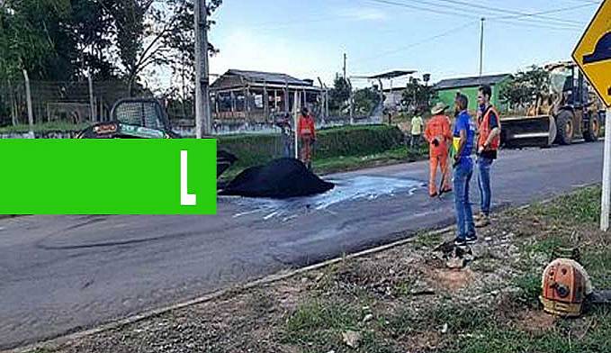 INDICAÇÃO: DER ATENDE INDICAÇÃO DO DEPUTADO EYDER BRASIL E INSTALA QUEBRA-MOLAS EM JI-PARANÁ - News Rondônia