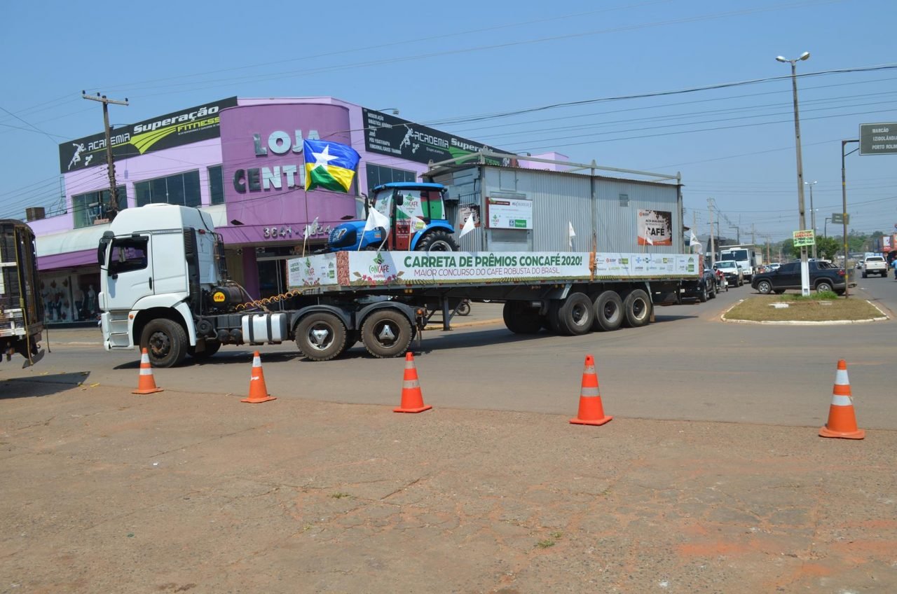 Carreta de prêmios do 5º Concafé percorre cidades da região central de Rondônia - News Rondônia