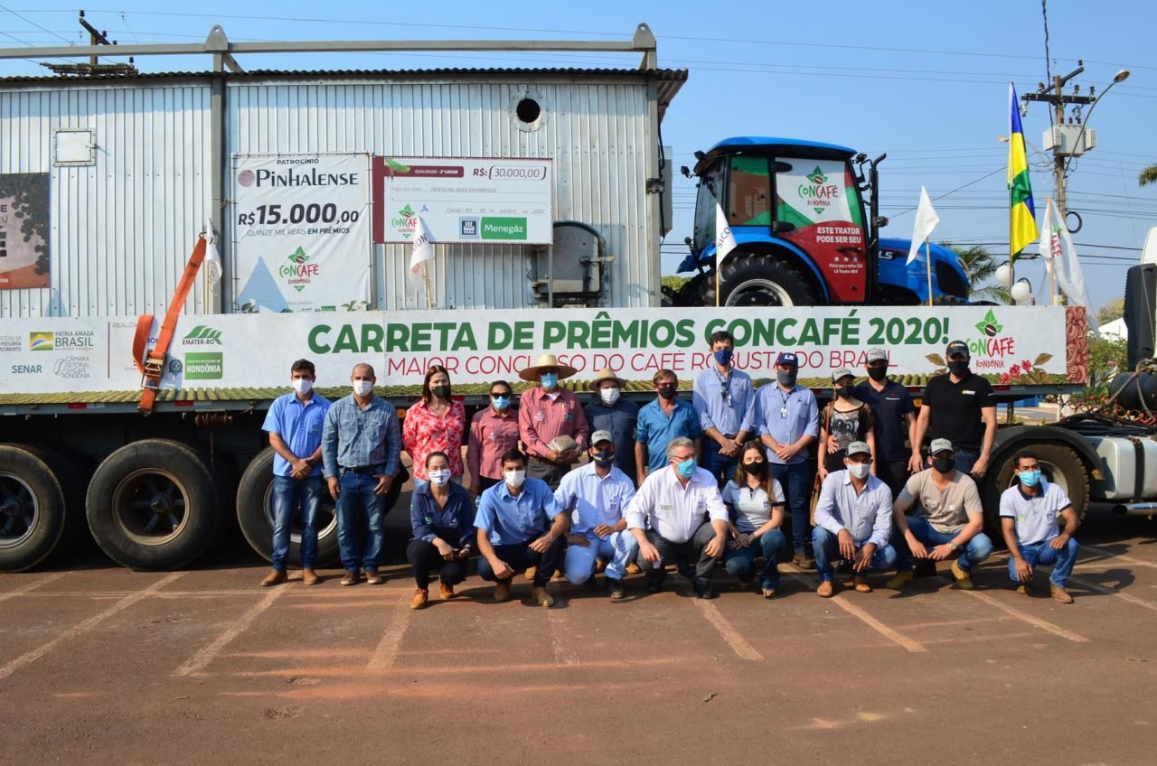 Carreta de prêmios do 5º Concafé percorre cidades da região central de Rondônia - News Rondônia