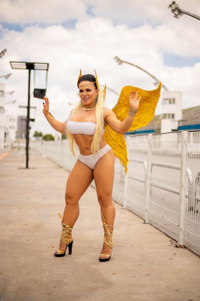 ANDERSON NATIO CRIA LOOK COM ASAS PARA RAINHA BICAMPEÃ DO CARNAVAL DE SP, ANDRÉA CAPITULINO - News Rondônia