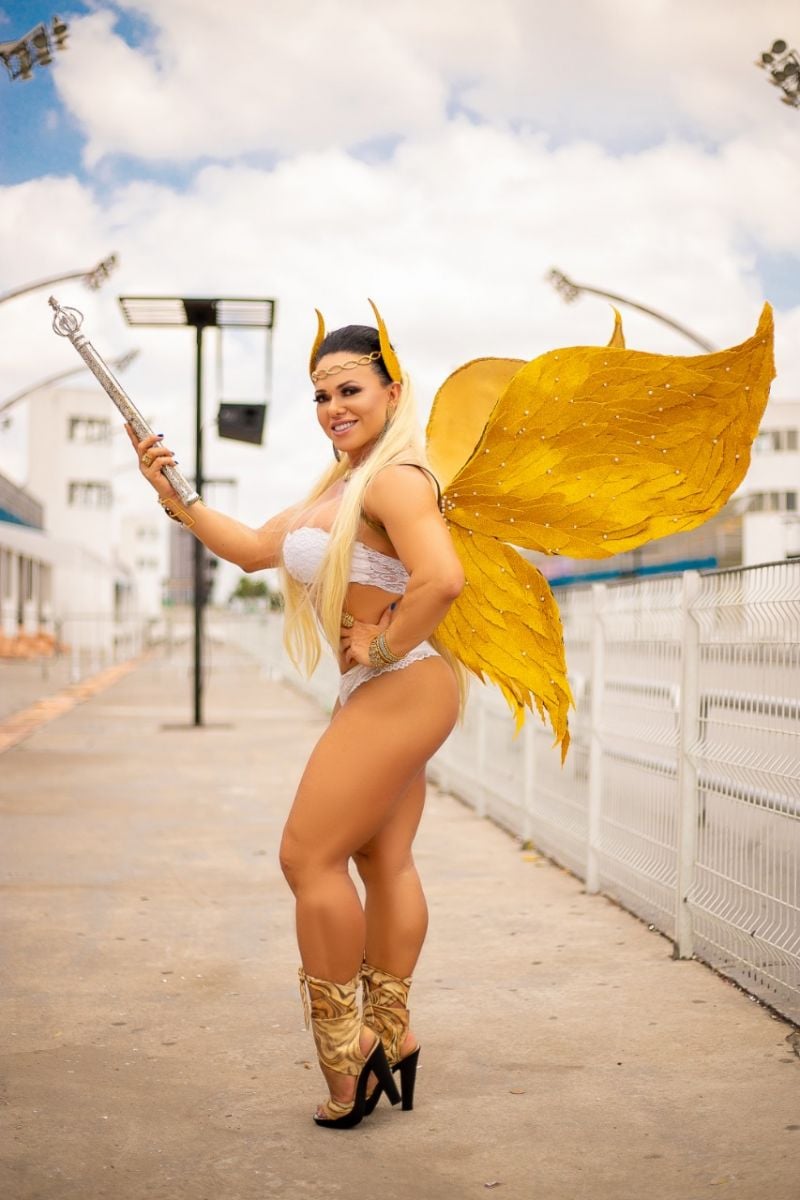 ANDERSON NATIO CRIA LOOK COM ASAS PARA RAINHA BICAMPEÃ DO CARNAVAL DE SP, ANDRÉA CAPITULINO - News Rondônia