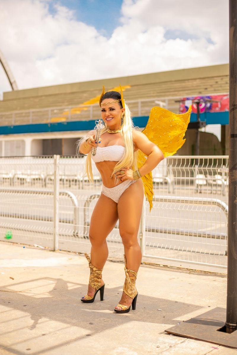 ANDERSON NATIO CRIA LOOK COM ASAS PARA RAINHA BICAMPEÃ DO CARNAVAL DE SP, ANDRÉA CAPITULINO - News Rondônia