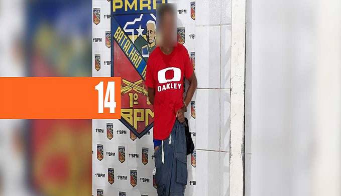 JOVEM É PRESO AO SER FLAGRADO COM ENTORPECENTE NA CAPITAL - News Rondônia