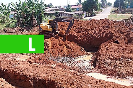 PREFEITURA DE NOVA BRASILÂNDIA INICIA CONSTRUÇÃO DE GALERIAS NAS RUAS GETÚLIO VARGAS E DAS PALMEIRAS - News Rondônia