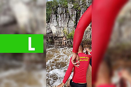 VÍDEO: TURISTA É RESGATADO EM CACHOEIRA DA CHAPADA DOS VEADEIROS - News Rondônia