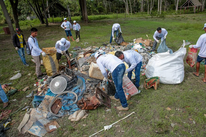 PRESERVAÇÃO: Voluntários recolhem mais de uma tonelada de resíduos sólidos do rio Pacaás Novos em Guajará-Mirim - News Rondônia