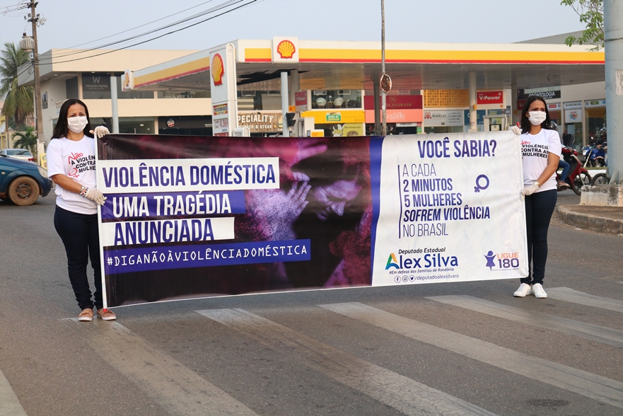 AGOSTO LILÁS: Deputado Alex Silva promove pit stop de conscientização contra a violência doméstica na capital - News Rondônia