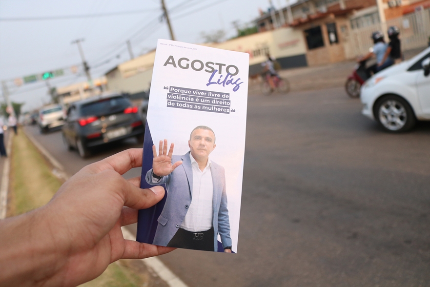 AGOSTO LILÁS: Deputado Alex Silva promove pit stop de conscientização contra a violência doméstica na capital - News Rondônia