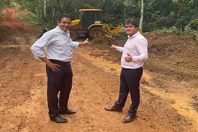 Vereador Raí Ferreira e Marcelo Reis acompanham recuperação das vicinais no Ramal Maravilha BR-319 - News Rondônia