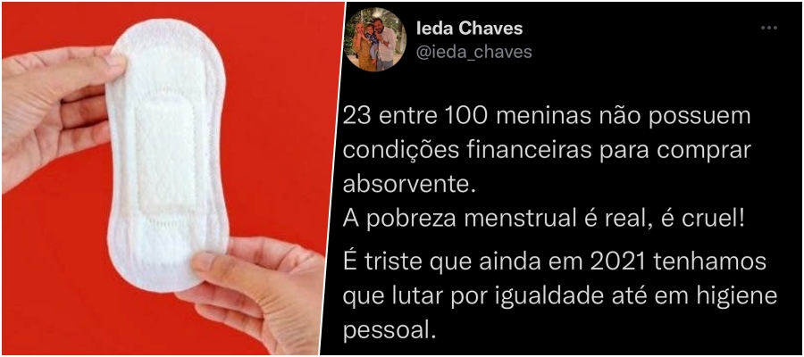 Após veto de Bolsonaro, Ieda diz que a 'pobreza menstrual é real, cruel' e elogia Hildon - News Rondônia