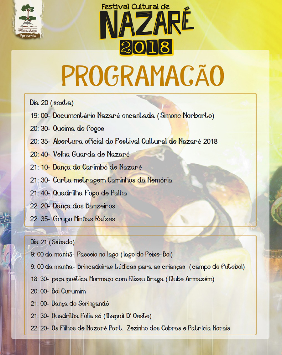 FESTIVAL DE NAZARÉ COMEÇA NESTA SEXTA FEIRA DIA 20 - News Rondônia
