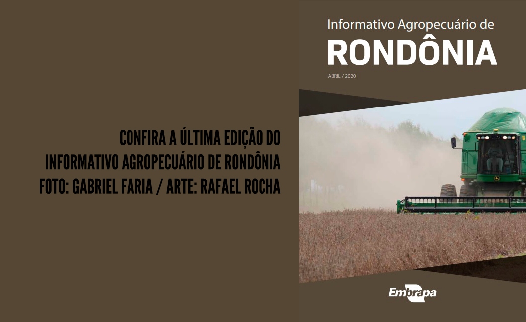 EMBRAPA DISPONIBILIZA ANÁLISE DE DADOS AGROPECUÁRIOS DE RONDÔNIA DO PRIMEIRO SEMESTRE DE 2020 - News Rondônia