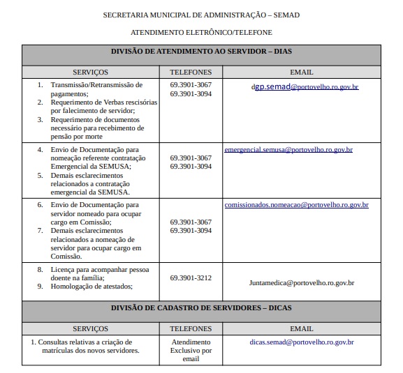 PORTARIA - Semad orienta sobre atendimento remoto a partir desta quinta-feira (4) - News Rondônia