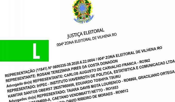 TRE solicita a retirada imediata de pesquisa feita pelo candidato Eduardo Japonês em Vilhena - News Rondônia