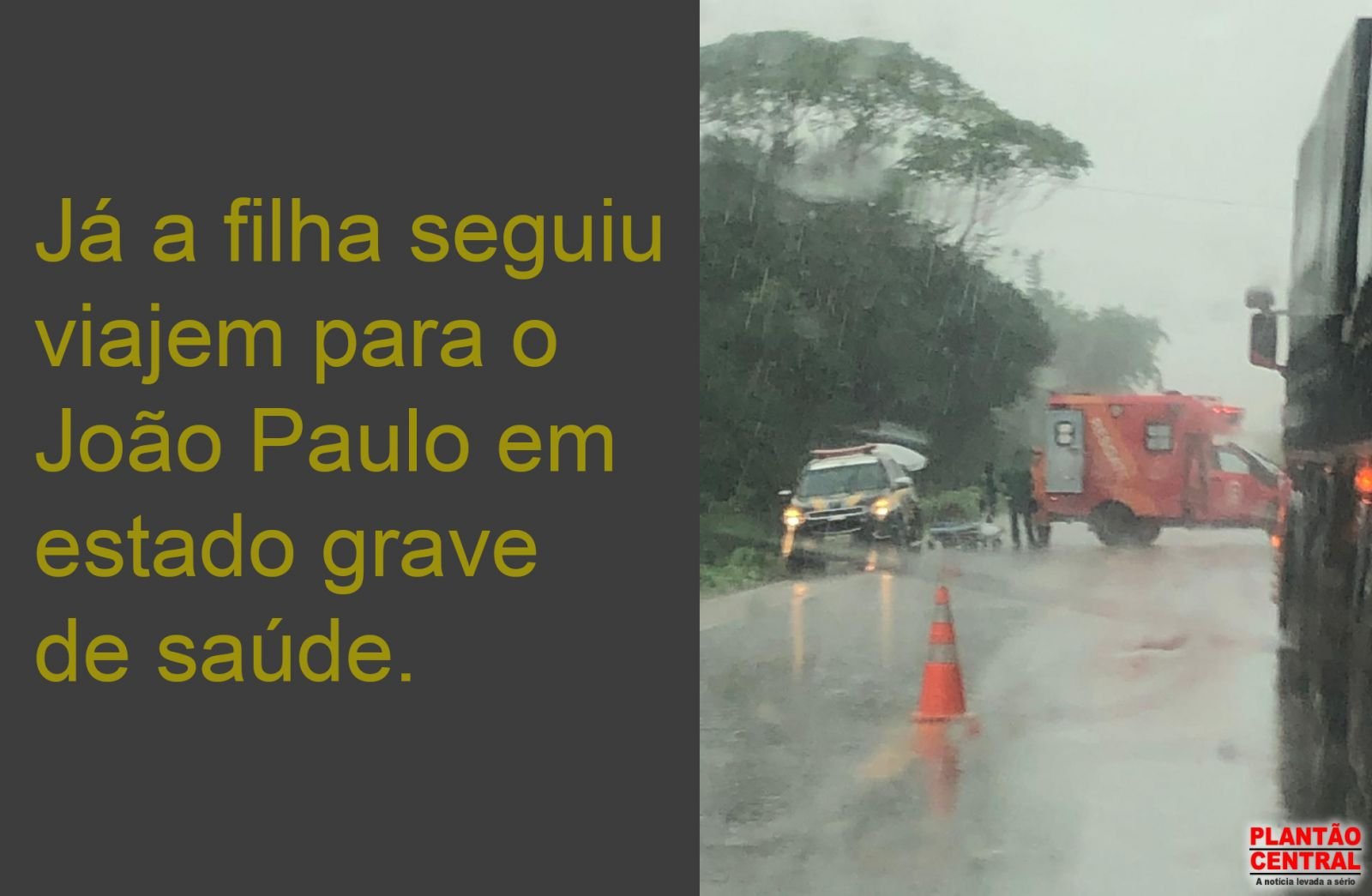AMBULÂNCIA DE MACHADINHO CAPOTA NA BR-364 E PACIENTE MORRE A CAMINHO DO JOÃO PAULO II (VÍDEO) - News Rondônia