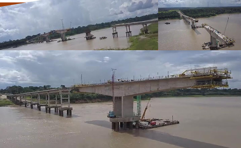 PONTE DE ABUNÃ: FALTAM 15 POR CENTO DAS OBRAS E UM EMPENHO DE 19 MILHÕES PARA ENTREGÁ-LA EM 2019 - News Rondônia