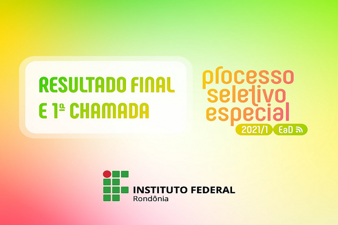 Processo Seletivo Especial do IFRO: divulgado resultado final - News Rondônia