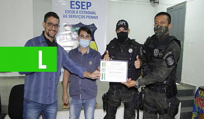 GAPE  POLÍCIA PENAL  Deputado Anderson participa de abertura de curso e entrega voto de louvor - News Rondônia