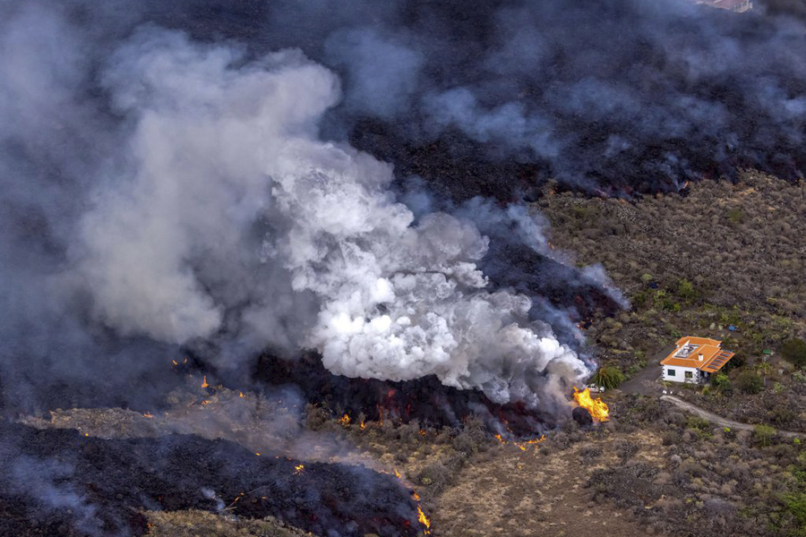 La Palma: uma casa escapou ao rio de lava - News Rondônia