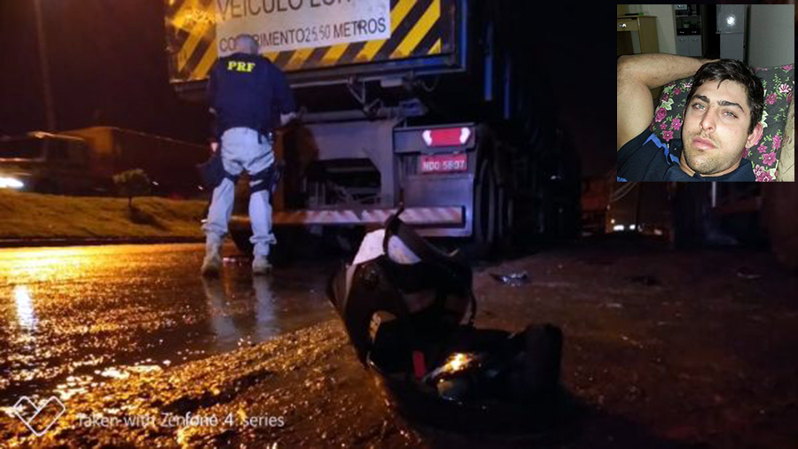 BR 364: MOTOCICLISTA MORRE APÓS COLIDIR EM TRASEIRA DE CARRETA PARADA - News Rondônia