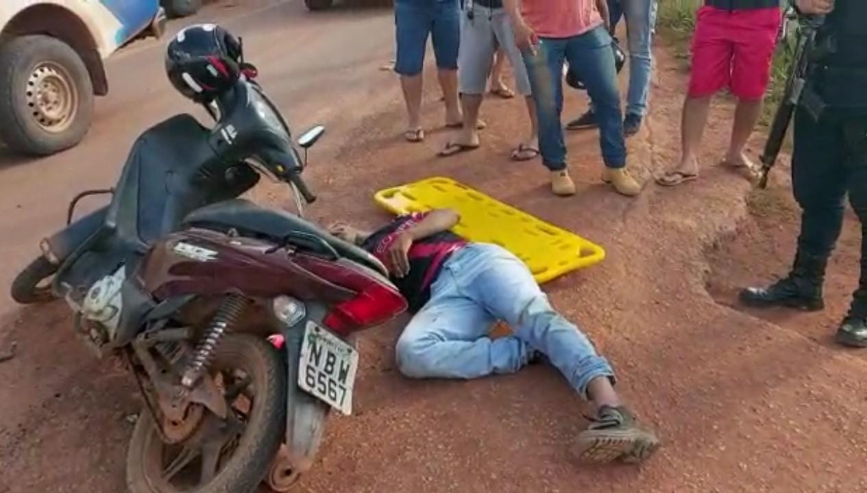 Motociclistas ficam feridos durante acidente em Vista Alegre do Abunã - News Rondônia
