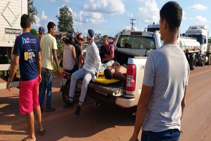 Motociclistas ficam feridos durante acidente em Vista Alegre do Abunã - News Rondônia