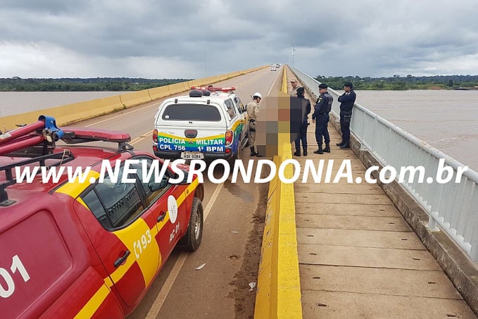 URGENTE: Jovem esposa de empresário tenta tirar a própria vida se jogando da ponte do Rio Madeira na capital - News Rondônia