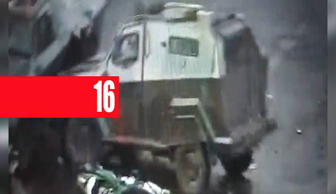 IMPRESSIONANTE: CÂMERA REGISTRA BLINDADO DA POLÍCIA CHILENA ATROPELANDO MANIFESTANTE - VÍDEO - News Rondônia