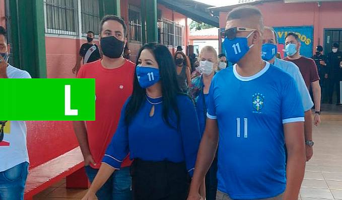 Cristiane Lopes votou na manhã desse domingo na escola estadual Bela Vista em Porto Velho - News Rondônia