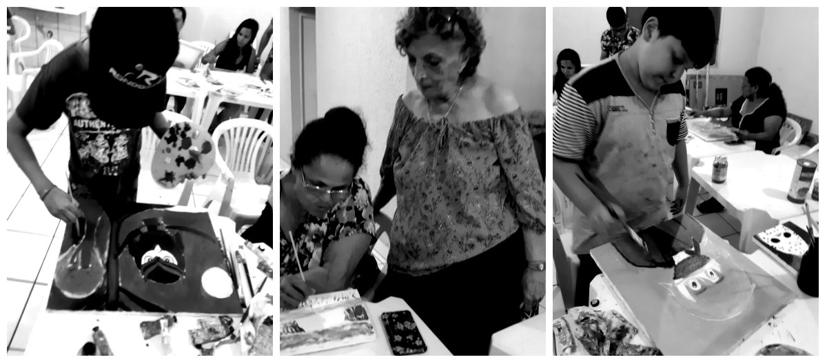 RITA QUEIROZ ENSINA EM OFICINA DE ARTES PLÁSTICAS NA ZONA LESTE - News Rondônia