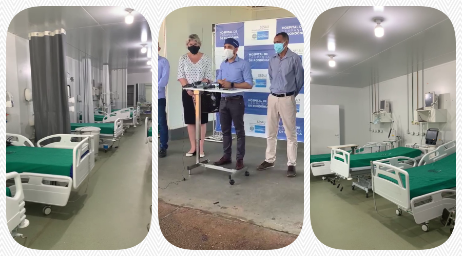 (VIDEO) SESAU desativa Hospital de Campanha da Zona Leste (antigo CERO) - News Rondônia