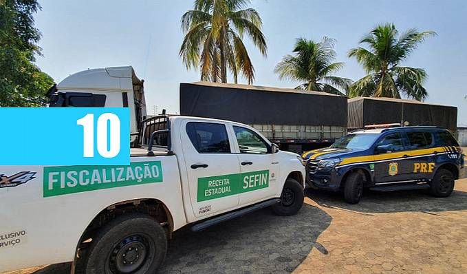 PRF, RFB e SEFIN/RO identificam carregamento de cachaça transportado sem nota fiscal - News Rondônia