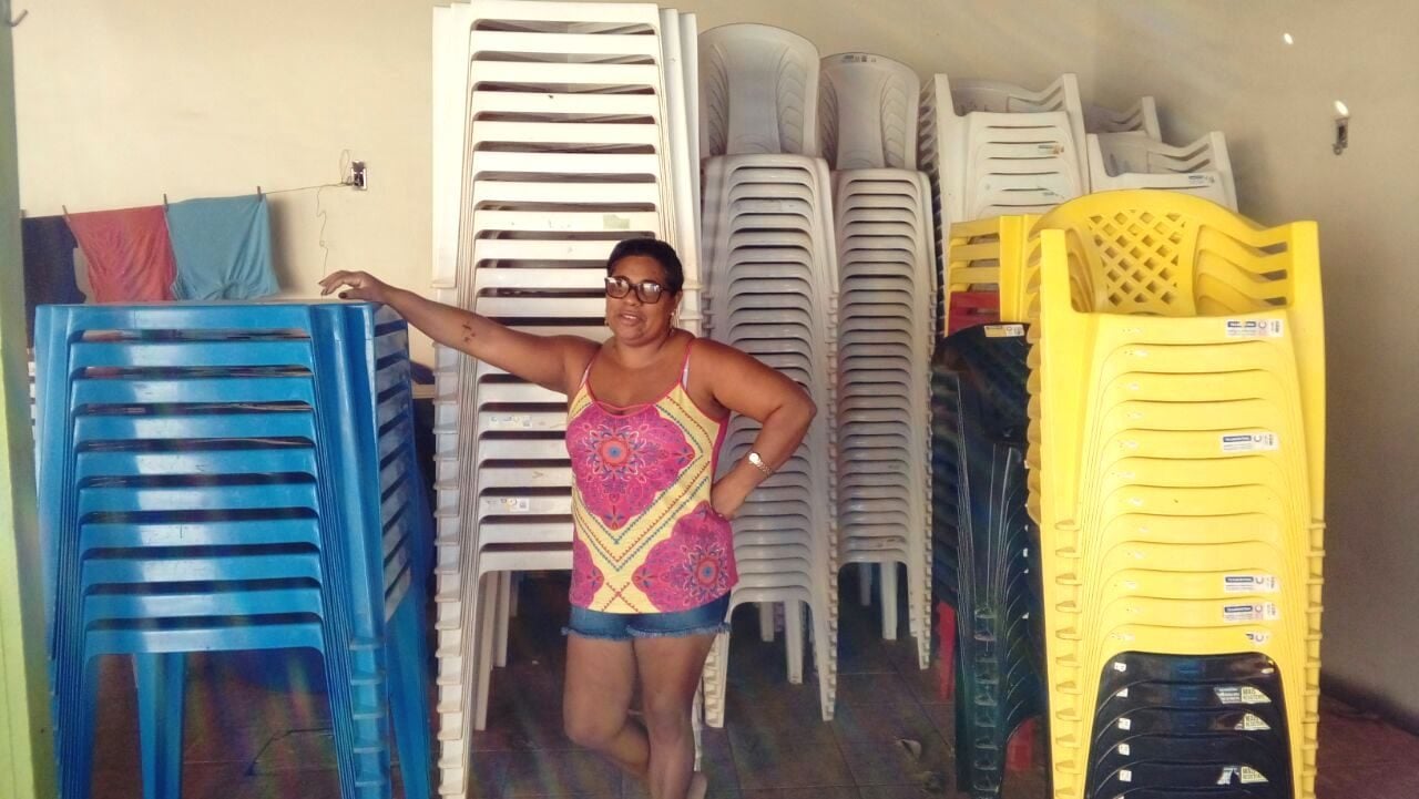 COM R$ 3 MIL DO BANCO DO POVO, CASAL MELHORA ESPAÇO DE FESTAS E EVENTOS NA ZONA LESTE DE PORTO VELHO - News Rondônia